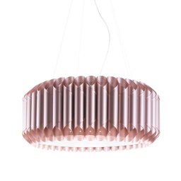 [LOU/S/60/PKM] Sospensione Pink Metal in Metallo Cromato Cm. 60 x 31h