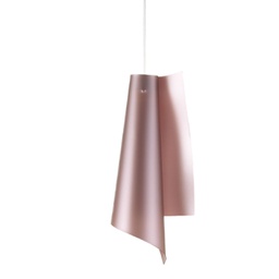 [VELA/S/70/PKM] Sospensione Pink in Metal in Metallo Cromato Cm. 27 x 68h