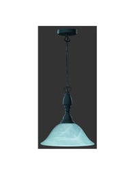 [TRIOR30871024] Sospensione Rustico Country Ruggine 1xE27 Ø33 cm Trio Lighting