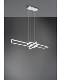 [TRIO320310331] Sospensione Salinas 3 Rettangoli Led 34w Bianco L110 cm Dimmerabile Trio Lighting