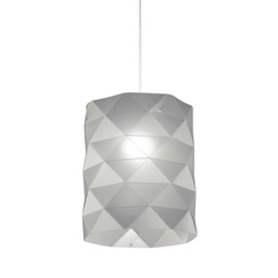 [PRISMA/S/27/SVR] Sospensione Silver in Metallo Cromato Cm. 27 x 32h