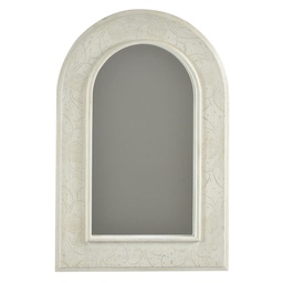 [V3306160000] Specchio legno norimberga crema cm 40x2h60