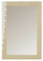 [V9123960000] Specchio rett. yuta decoro pizzo fy-1526 cm. 41,5 x 61,5 x 2