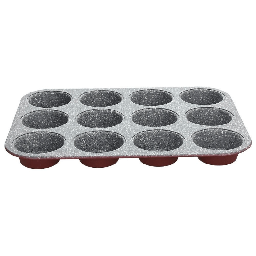 [1918923] Stampo 12 muffin Sweet Cherry in acciaio rosso
