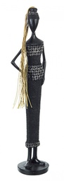 [B0182191] Statuetta Zulu Donna 830