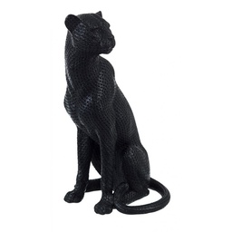 [B0182197] Statuetta Zulu Leopardo industrial