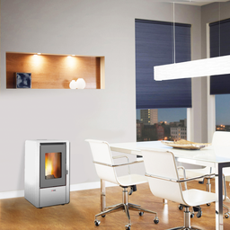 [CAP93057] Stufa Pellet KW 5,8 KING 60 BIANCA