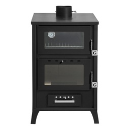 [5200416400745] Stufa a Legna con Forno 22 Kw L50,5xp58,5xh91,5