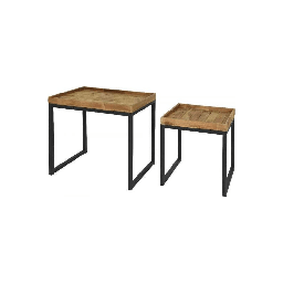 [20041852] Table Acacia 36X52X48Cm