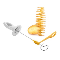 [19630727] Taglia patate a spirale 4 spiedini Presto 24 cm
