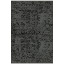[EFFEZ97046] Tappeto ciniglia antiscivolo Vadi antracite decorazione geometrica 160x230 EFFEZ