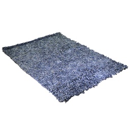 [V9126290000] Tappeto jeans a strisce 160x230 ha-2175cm. 160 x 230
