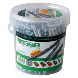 [19633326] Tassello Nylon 'GL' GL8 VPS 8x40 150 pezzi + punta 8x100 (in blister)