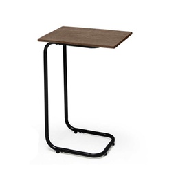 [GIC789649] Tavolino da divano servetto noce cm 40 x 30 x 60 h