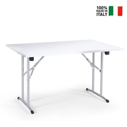 [TEREL25B] Tavolo Con Gambe Pieghevoli bianco