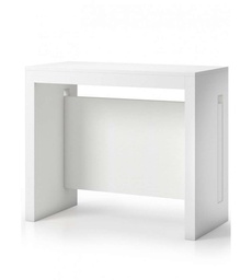 [TEREL549B] Tavolo Consolle Trasformabile bianco