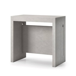 [TEREL540BETON] Tavolo Consolle Trasformabile cemento