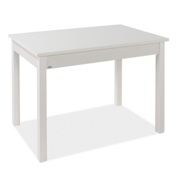 [1991925-A] Tavolo Firenze Bianco  110×70 Cm +40