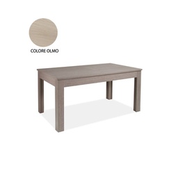 [A10116] Tavolo allungabile in legno nobilitato colore olmo 160-320x90 cm