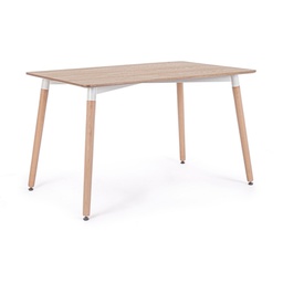 [B0732985] Tavolo in legno stile naturale 120x80