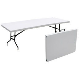 [DFLEX-244-400] Tavolo pieghevole in plastica cm 183x74x74