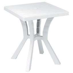 [2001908] Tavolo rigoletto Elite bianco 60x60xH72 cm