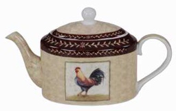 [V9120540000] Teiera gallo cr-0145 cm21/30x12h16 con scatola regalo