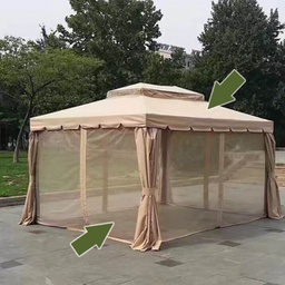 [20042686] Telo di Ricambio Superiore Per Gazebo Roma 786/7C, 3x4 m
