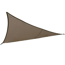 [20008432] Tenda da Sole Triangolare 5x5x5 m in Tessuto Impermeabile - Colore: Grigio Tortora