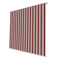 [1940011] Tenda da sole Mikonos colore beige - bordeaux 2 x 2,5 metri Verdelook