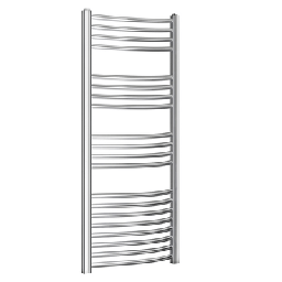 [DFLEX-432-HKC120-C45] Termoarredo curvo cromato Kalura - H 1120 - Int. 450 - L 500