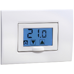 [DFLEX-309-A4586] Termostato incasso Krono Touch bianco