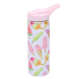[V1501500000] Thermos acciaio gelati bianco tondo 0,5L cm5,5x11h23