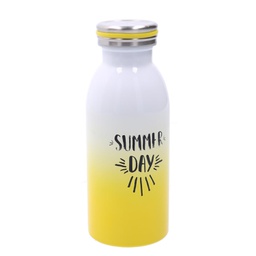 [V1501370000] Thermos acciaio giallo tondo 0,3L cm6,8x4,8h17,9