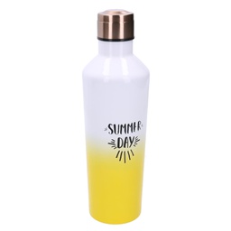 [V1501570000] Thermos acciaio giallo tondo 0,5L cm7x6,5h25,5