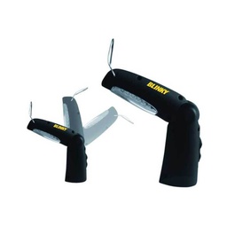 [1991981] Torcia pieghevole con luce LED e gancio - 21+5 LED