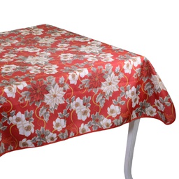 [V6199840000] Tovaglia poliestere sival rosso cm140x240h0
