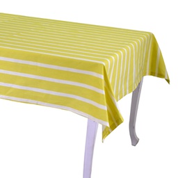 [V7921460000] Tovaglia pop righe lime rettangolare cm140x240