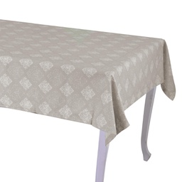 [V7919250000] Tovaglia venice brocade beige rettangolare cm140x240