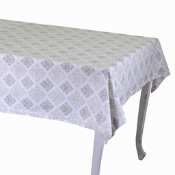 [V7919380000] Tovaglia venice brocade bianco rettangolare cm140x180