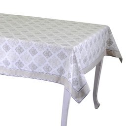 [V7919410000] Tovaglia venice brocade bianco rettangolare cm140x240