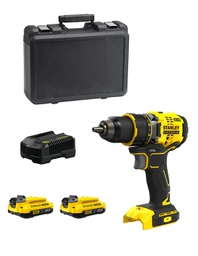 [2000589] Trapano Avvitatore STANLEY FatMax SFMCD720D2K (2 x 2,0 Ah + Caricabatteria + Valigetta)