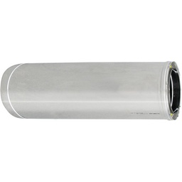 [DFLEX-412-C760-200250] Tubo acciaio inox 316L doppia parete - 1 metro - Diametro interno 200 - Diametro esterno 250