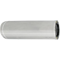 [DFLEX-412-C761-250300] Tubo acciaio inox 316L doppia parete 0.50m - Diametro interno 250mm, esterno 300mm