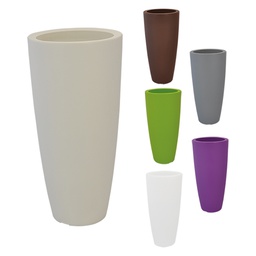 [DFL6126798] Vaso Tondo 'Stilo' Ø Cm 40Xh.90 - 20 Lt. Grigio