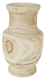 [V9123790000] Vaso anfora legno grande fw-0029 Ø cm. 27 h 48