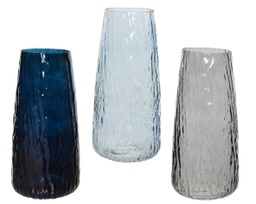 [20041885] Vaso in vetro texture onda