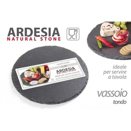[GIC749858] x16 Vassoio piatto in ardesia cm 25 casa pub o ristoranti