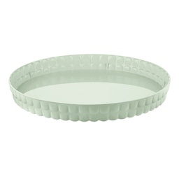 [2003641] Vassoio tondo Tiffany verde malva