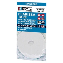 [021994] Velcro adesivo Per Zanzariere CLARISSA Bianco 5000 x 8 mm